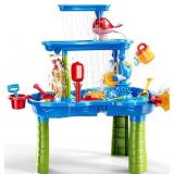 WATER TABLE FOR TODDLERS 3-5, 3-TIER KIDS SAND WAT
