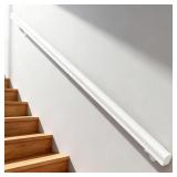 WOODEN HANDRAILS, 1-14FT NON-SLIP STAIRCASE HANDRA