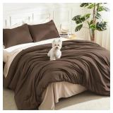 LITANIKA COMFORTERS BROWN SUPER KING PLUS SIZE, 3