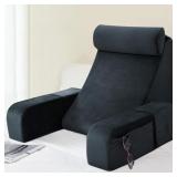 ENITYA BACK PILLOW FOR BED SITTING UP, 19" READING