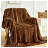 HEATED BLANKET ELECTRIC,WAFFLE HEATING BLANKET WIT