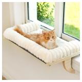 CLOUD-SOFT CAT WINDOW SILL PERCH WITH ZIPPER DESIG