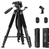 JOILCAN TRIPOD CAMERA TRIPODS, 74" TRIPOD FOR CAME
