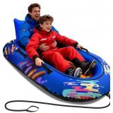 SNOW TUBE FOR ADULTS 2 PERSON, HEAVY-DUTY INFLATAB
