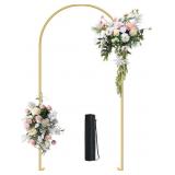1 LOT OF (1) 6.6FT AND (1) 6FT METAL WEDDING ARCH