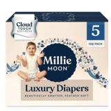 MILLIE MOON LUXURY DISPOSABLE DIAPERS - SIZE 5 - 1