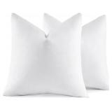 MIULEE 22X22 PILLOW INSERTS,SET OF 2 DOWN FEATHER