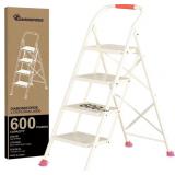 STEP LADDER FOLDABLE FOLDING STOOL - FOR HOME ADUL