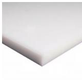 24 IN. X 48 IN. X 0.500 IN. WHITE POLYETHYLENE HDP