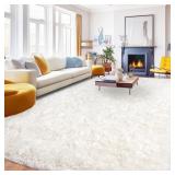 FLUFFY SHAG RUG 5X7 FOR BEDROOM, ULTRA SOFT PLUSH