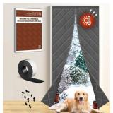 INSULATED MAGNETIC DOOR CURTAIN FOR WINTER, THERMA