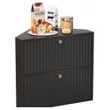 CORNER BREAD BOX FOR KITCHEN COUNTERTOP BAMBOO TWO