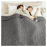 QUEEN SIZE HEATED BLANKET SINGLE CONTROL - 84'X90'