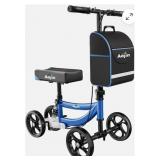 KNEE SCOOTER BLUES 300LB CAPACITY ALL TERRAIN FOLD