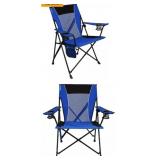 KIJARO DUAL LOCK CHAIR BLUE AND BLACK