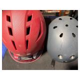 1 LOT (2) ASSORTED SPORTS HELMETS
