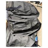 1 LOT OF (4) BLACK BACKPACKS
