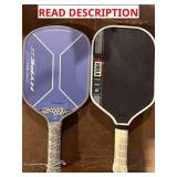 1 LOT OF (2) ASSORTED PICKLEBALL PADDLES