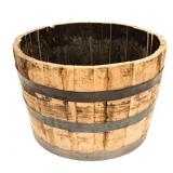 1 UNBRANDED 26 IN. DIA X 17.5 IN. H WHITE OAK WOOD