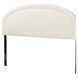 $159 BAXTON STUDIO FIANA MODERN CREAM BOUCLE FABRI