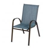 1 LOT OF (3) STACKABLE STEEL SLING OUTDOOR DINING