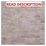 CAPELLA TAUPE BRICK MATTE PORCELAIN TILE 2 IN. X 1