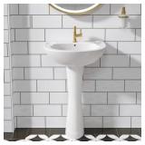 $142 CLASSIC 20 IN. TALL U-SHAPE WHITE VITREOUS CH