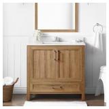 $419 MOORSIDE 36 IN. SINGLE SINK SWEET MAPLE BATH