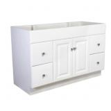 $340 WYNDHAM 48 IN. 2-DOOR 4-DRAWER BATH VANITY CA