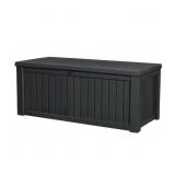 $149 150 GAL. LARGE DECK BOX RESIN GREY FOR PATIO