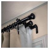 13/16" DIA ADJUSTABLE 48" TO 84" TRIPLE CURTAIN RO