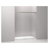 $982 KOHLER REVEL SLIDING SHOWER DOOR, 76"H X 56-5