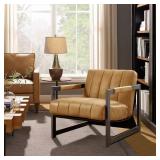 $824 BROWN TOP LEATHER GENUINE LEATHER ACCENT ARM