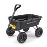$220 GORILLA CARTS POLY DUMP CART 1200 LB. CAP.