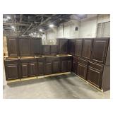 $15000 14 PC. JAVA KITCHEN CABINET SET