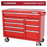 $498 STANDARD DUTY 42 IN. 8-DRAWER RED ROLLING TOO