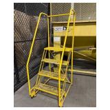 APPROX 26IN X 34IN X 70IN YELLOW INDUSTRIAL TILT A