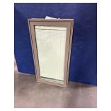 PELLA APPRX 25IN X 47IN X 6IN TAN EXT. ALUMINUM WO