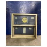 PELLA APPROX 38IN X 36.5IN X 5IN TAN EXT. WHITE IN
