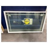 PELLA APPROX 35IN X 60IN X 5IN WHITE ALUMINUM FIXE