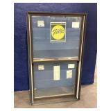 PELLA APPRX 33IN X 56IN X 6IN DARK GRAY VINYL EXT.