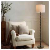 BOBOMOMO 62" RUSTIC FLOOR LAMP, RETRO FARMHOUSE ST