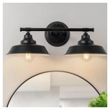 GOYEEL BATHROOM LIGHT FIXTURES 2 LIGHT - 21" MATTE