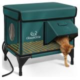 INDESTRUCTIBLE HEATED CAT HOUSE FOR OUTSIDE WINTER