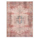 AMBER MULTI 3 FT. 3 IN. X 5 FT. VINTAGE BOHEMIAN M