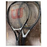 1 LOT OF (2) ASSORTED RACQUETS