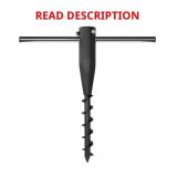 UMBRELLA SREW ANCHOR,HEAVY DUTY STEEL NO DIG BEACH