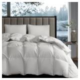HOTEL GRAND WHITE GOOSE DOWN FIBER COMFORTER TWIN