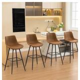 $240 FAUX LEATHER MODERN DINING BARTOOLS STOOLS