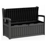 $138 75 GALLON DURABLE LOCKABLE RESIN OUTDOOR BENC